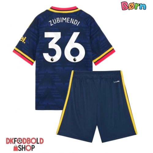 Arsenal Martin Zubimendi #36 Udebanesæt Børn 2026-27 Kort ærmer (+ korte bukser)